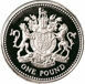 Picture of Elizabeth II, £1 1983 Silver Proof