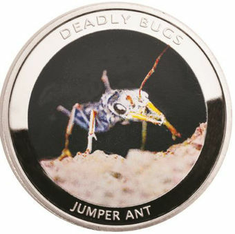 Picture of Zambia, 1000 Kwacha (Deadly Bugs - Jumper Ant) 2010 Proof