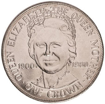 Picture of Isle of Man Queen Mother 80th Birthday Comm Crown