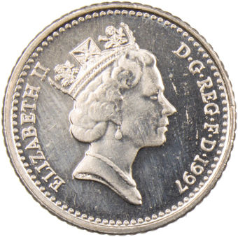 Picture of Elizabeth II, 1997 Complete Set (Maklouf bust) Unc