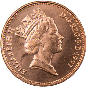 Picture of Elizabeth II, 1997 Complete Set (Maklouf bust) Unc