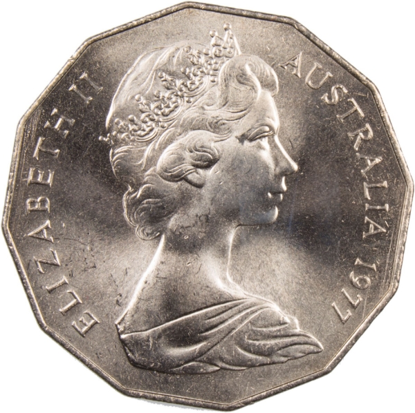 Picture of Australia, 50c 1977 Queen's Jubilee