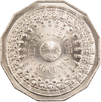 Picture of Australia, 50c 1977 Queen's Jubilee