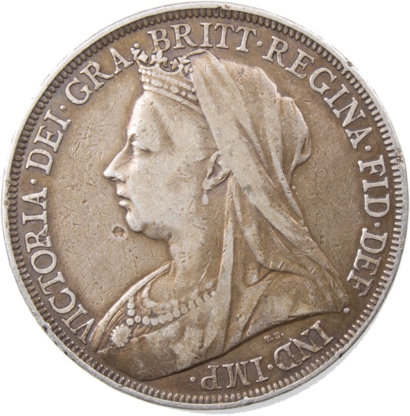 Victoria Old Head Crown Fine_obv