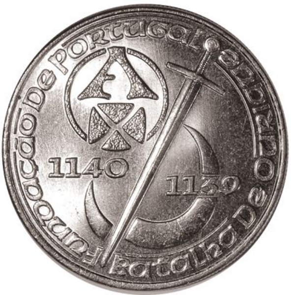 Picture of Portugal, 250 Escudos 1989 850th Anniversary of founding