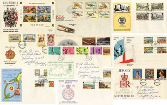 Picture of 10 Non GB First Day Covers