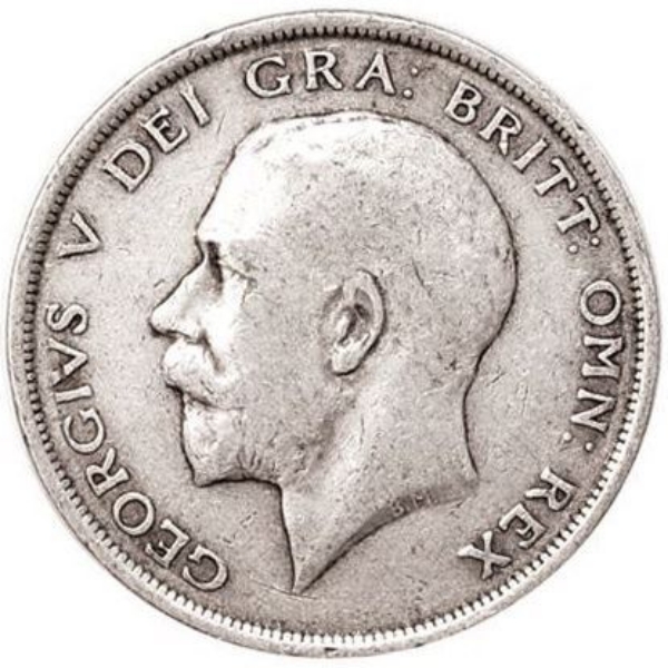 Picture of George V, Halfcrown (Sterling Silver) 1916 Fine
