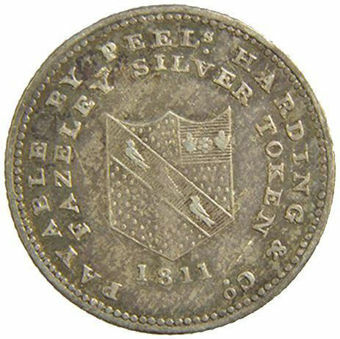 Staffordhire-fazley-6d-token-1811-obv