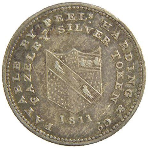 Staffordhire-fazley-6d-token-1811-obv
