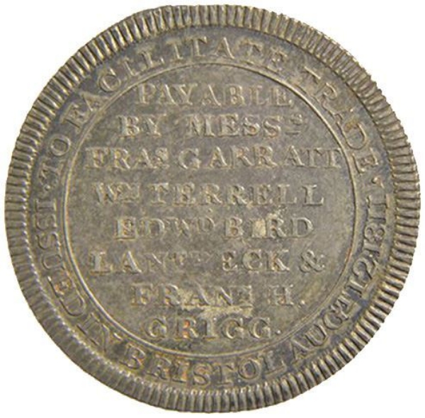 Somerset_Bristol_Silver_6d_token_obv