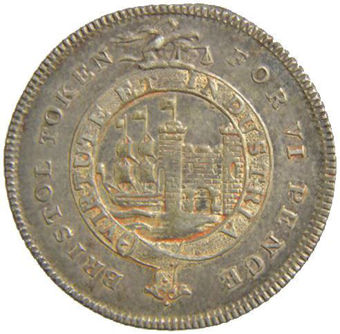 Somerset_Bristol_Silver_6d_token_rev