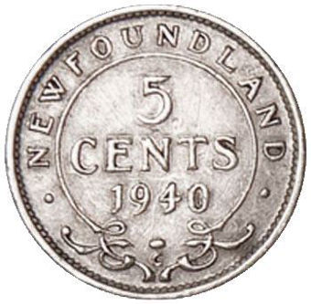 George_VI_Newfoundland_Silver_5_Cent_Rev
