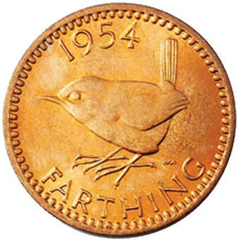 Picture of Elizabeth II, Farthing 1954 Brilliant Unc