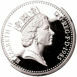 Picture of Elizabeth II, £1 (Welsh Pound) 1985 Silver Proof Piedfort
