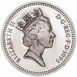 1993 Silver Proof Pound in capsule FDC_obv