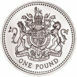 1993 Silver Proof Pound in capsule FDC_rev