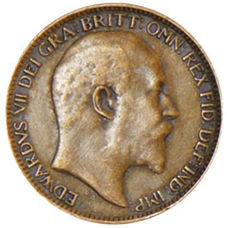 Picture of Edward VII Farthing 1909