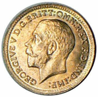 Picture of George V, Third Farthing 1913 Unc