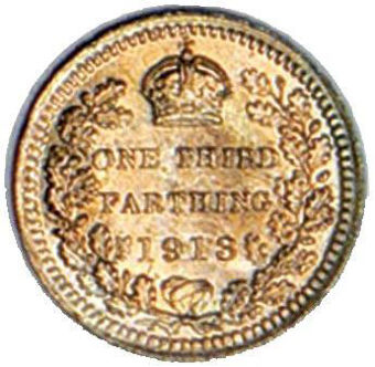 Picture of George V, Third Farthing 1913 Unc