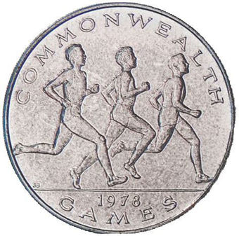 Picture of Western Samoa, 1978 $1. Uncirculated.
