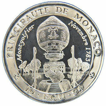 Picture of Monaco, 1994 Ecu Cupro-Nickel