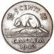 Canada_George_VI_Nickles_5Cents_Beaver_1942_Rev