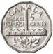 Canada_George_VI_Nickles_5Cents_factory_1945_Obv