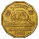 Canada_George_VI_Nickles_5Cents_Beaver_1942_Obv