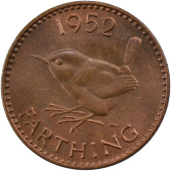 Picture of George VI, Farthing 1952 Unc