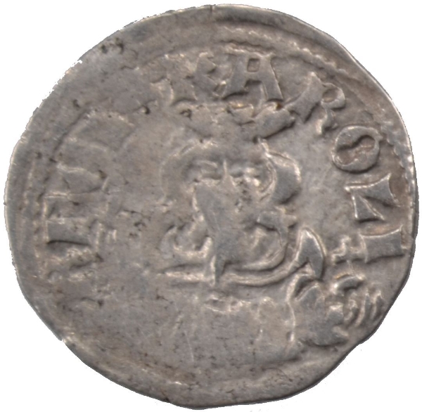 Picture of Hungary, Silver Dinar of Karoly I, VG