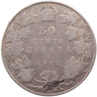 Picture of Canada, 50 Cents 1911