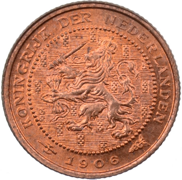Picture of Netherlands, Dutch 1/2c 1906 Choice BU