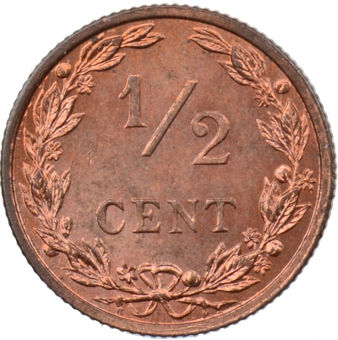 Picture of Netherlands, Dutch 1/2c 1906 Choice BU