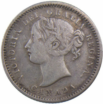 Picture of Canada, 10 Cents 1870 narrow 0