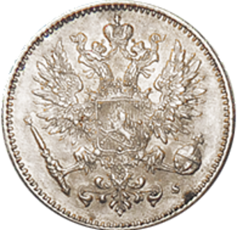 Picture of Finland, Finland under Russia 50 Pennia Uncirculated