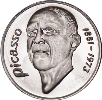 Picture of Spain, Picasso Euro Cupronickel Unc