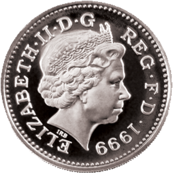 Picture of Elizabeth II, £1 (Scottish Pound) 1999 Proof Sterling Silver