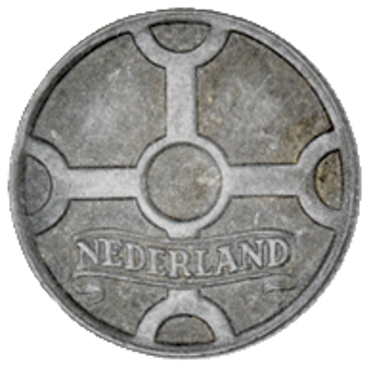 Picture of Netherlands, Dutch World War II 3 Coin Type Set