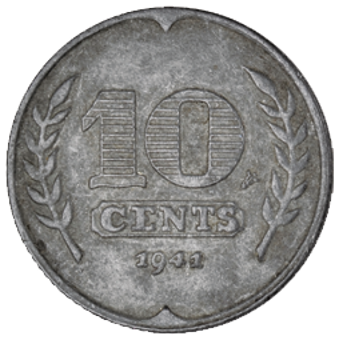 Picture of Netherlands, Dutch World War II 3 Coin Type Set