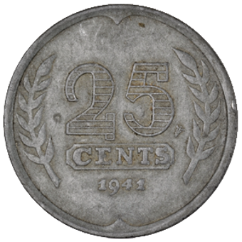 Picture of Netherlands, Dutch World War II 3 Coin Type Set