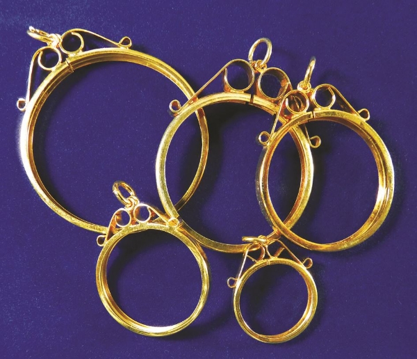 Picture of Gold Plated Silver Mount Halfcrown