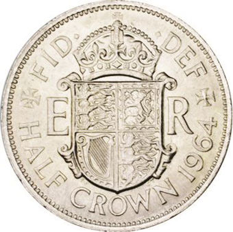 Picture of Elizabeth II, Halfcrown 1964 BU