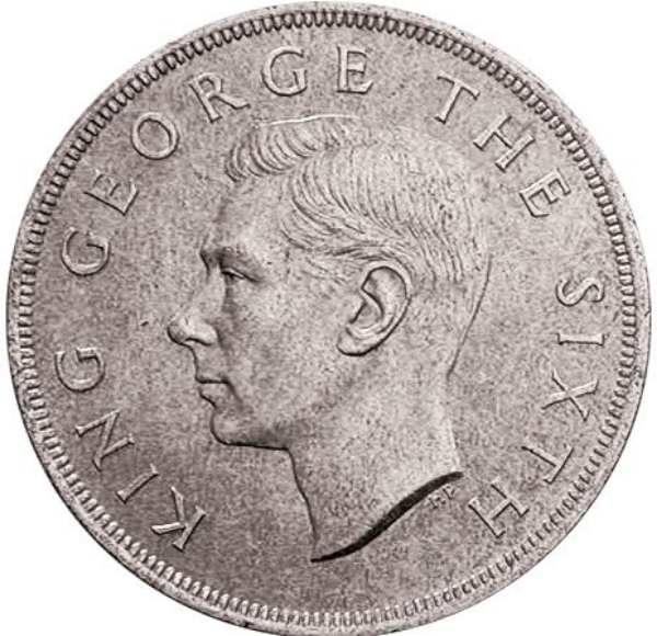 Picture of George VI, Crown (Proposed Visit to New Zealand) 1949 Good EF