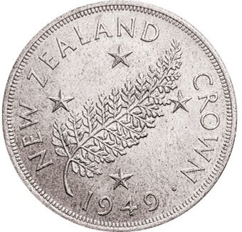 Picture of George VI, Crown (Proposed Visit to New Zealand) 1949 Good EF