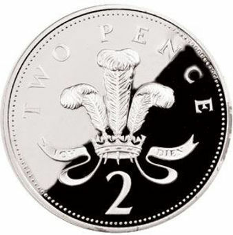 Picture of Elizabeth II, Two Pence 1996 Proof Sterling Silver