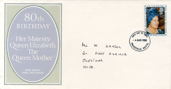 Picture of Queen Mother's 80th Crown & FDC
