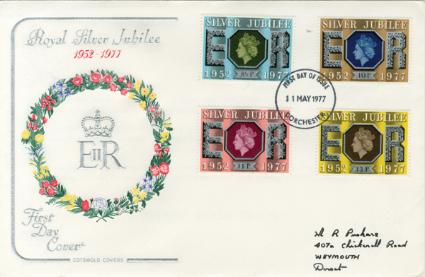 Picture of Queen's Silver Jubilee Crown & FDC