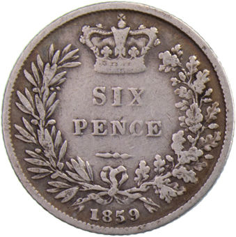 Victoria_Young_Head_Sixpence_Very_Good_Rev