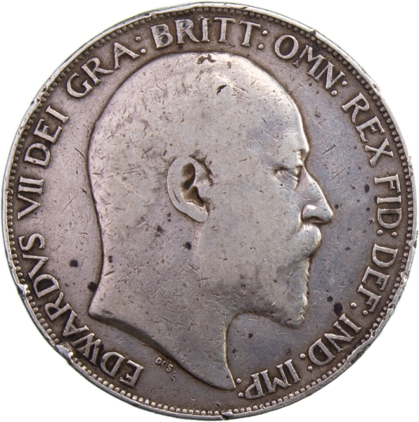 Edward_VII_1902_Crown_Very_Good_Obv
