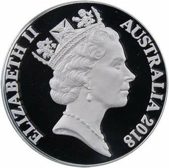 Picture of Australia, 2018 1 ounce 2 Cent Proof
